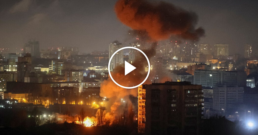 Deadly Russian Drone and Missile Barrage Pummels Kyiv