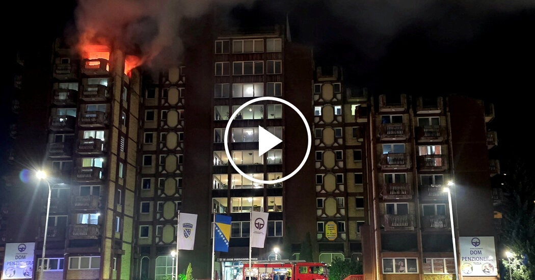 Fire in Bosnia Rips Through Retirement Home