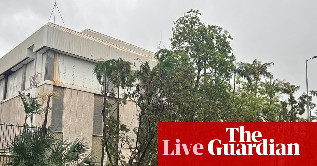 News live: Darwin hospital roof collapses as Tropical Cyclone Fina brings heavy rains; Australia signs G20 statement backing Paris Agreement | Australia news