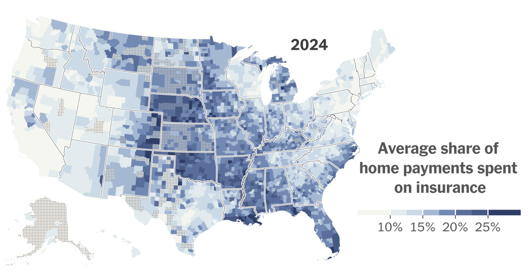 Rising Home Insurance Premiums Are Eating Into Home Values in Disaster-Prone Areas