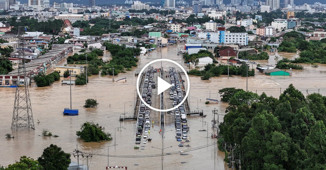 Thailand Deploys Military to Rescue People Stranded by Deadly Floods