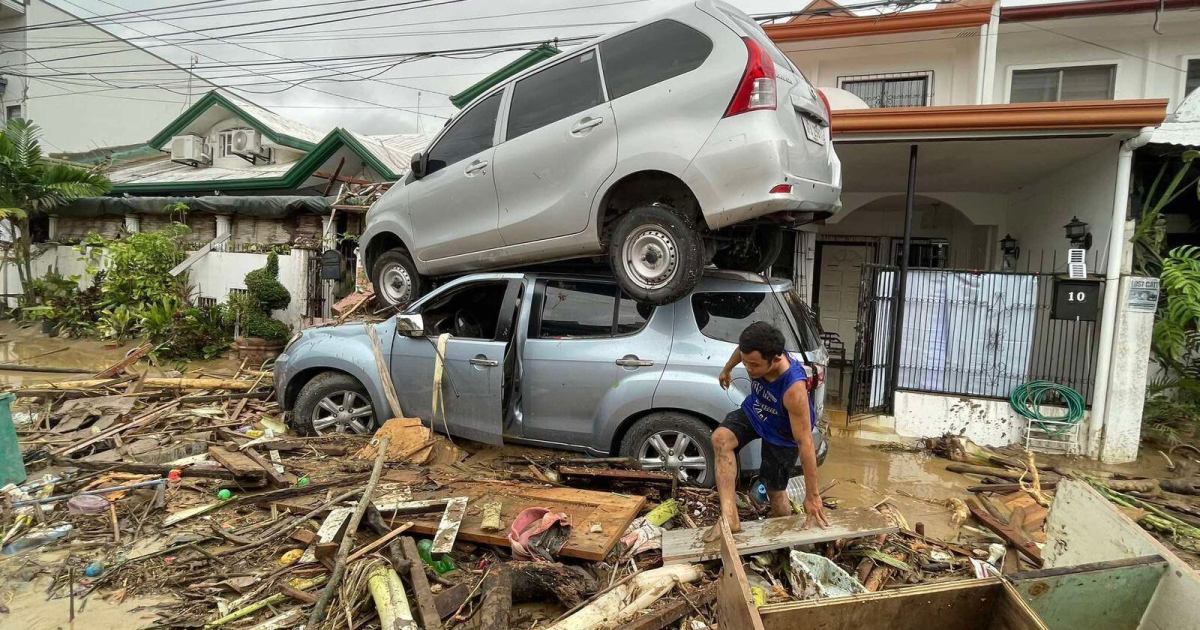 Typhoon Kalmaegi kills two people as it batters Philippines | Weather News