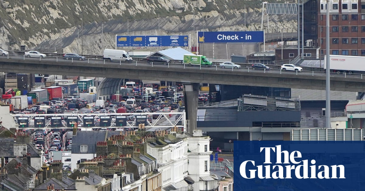Dover ferry delays hit Christmas travellers after French border IT failure | UK news
