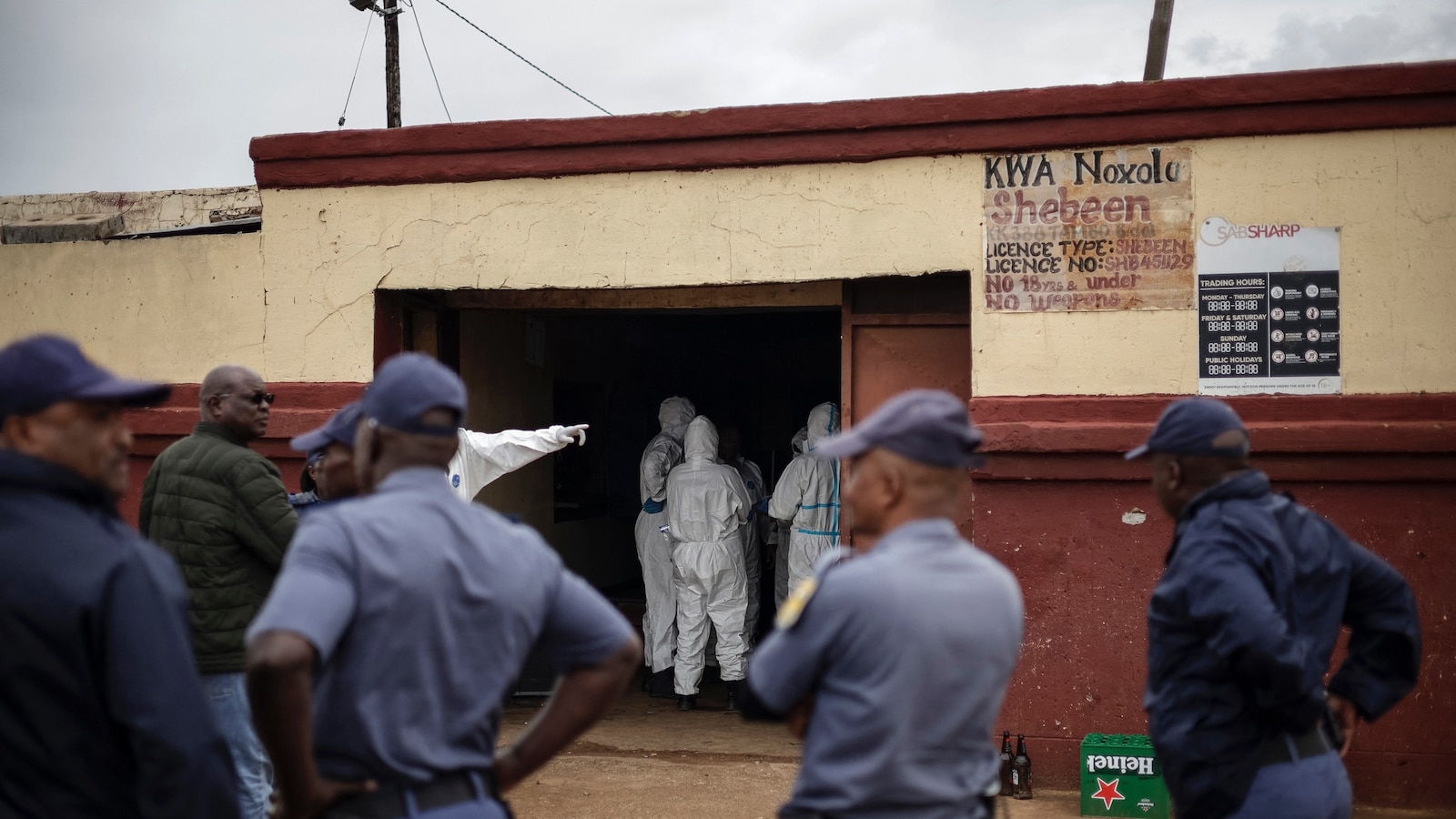 Manhunt underway in South Africa after group of assailants fatally shoot 9 at tavern