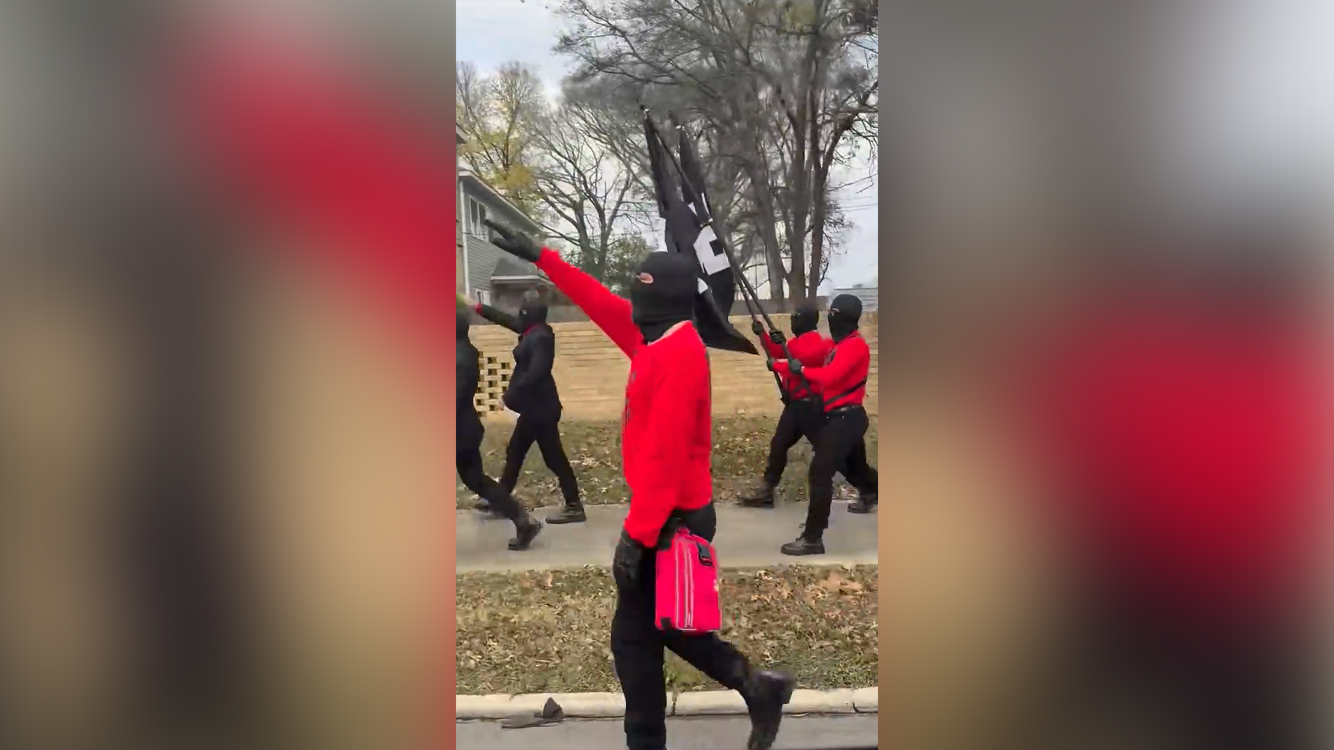 Masked neo-Nazis march through Arkansas community | Civil Rights