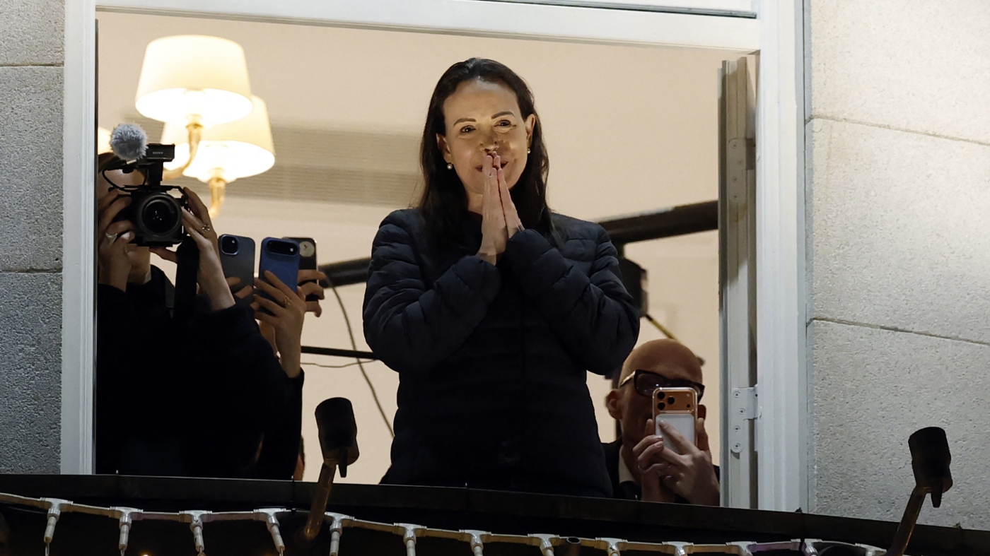 The daring operation that whisked Machado out of Venezuela : NPR