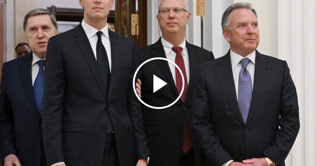 Trump’s Envoy Meets With Putin on War in Ukraine