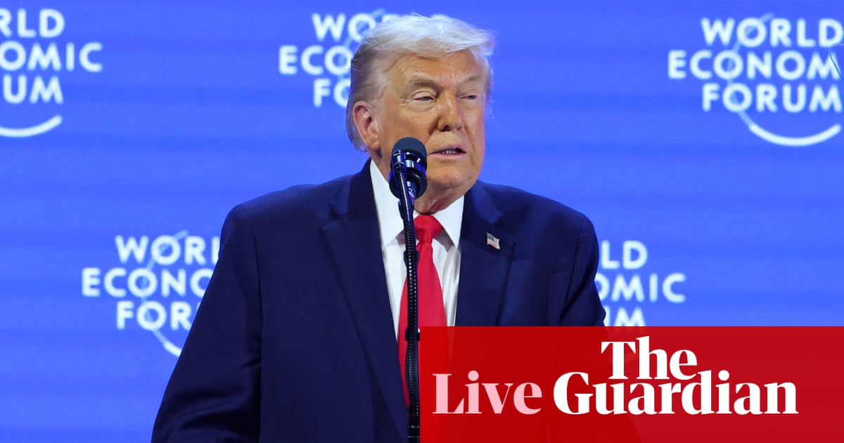 Davos live: Trump rules out taking Greenland by force but calls for ‘immediate negotiations’ | Davos