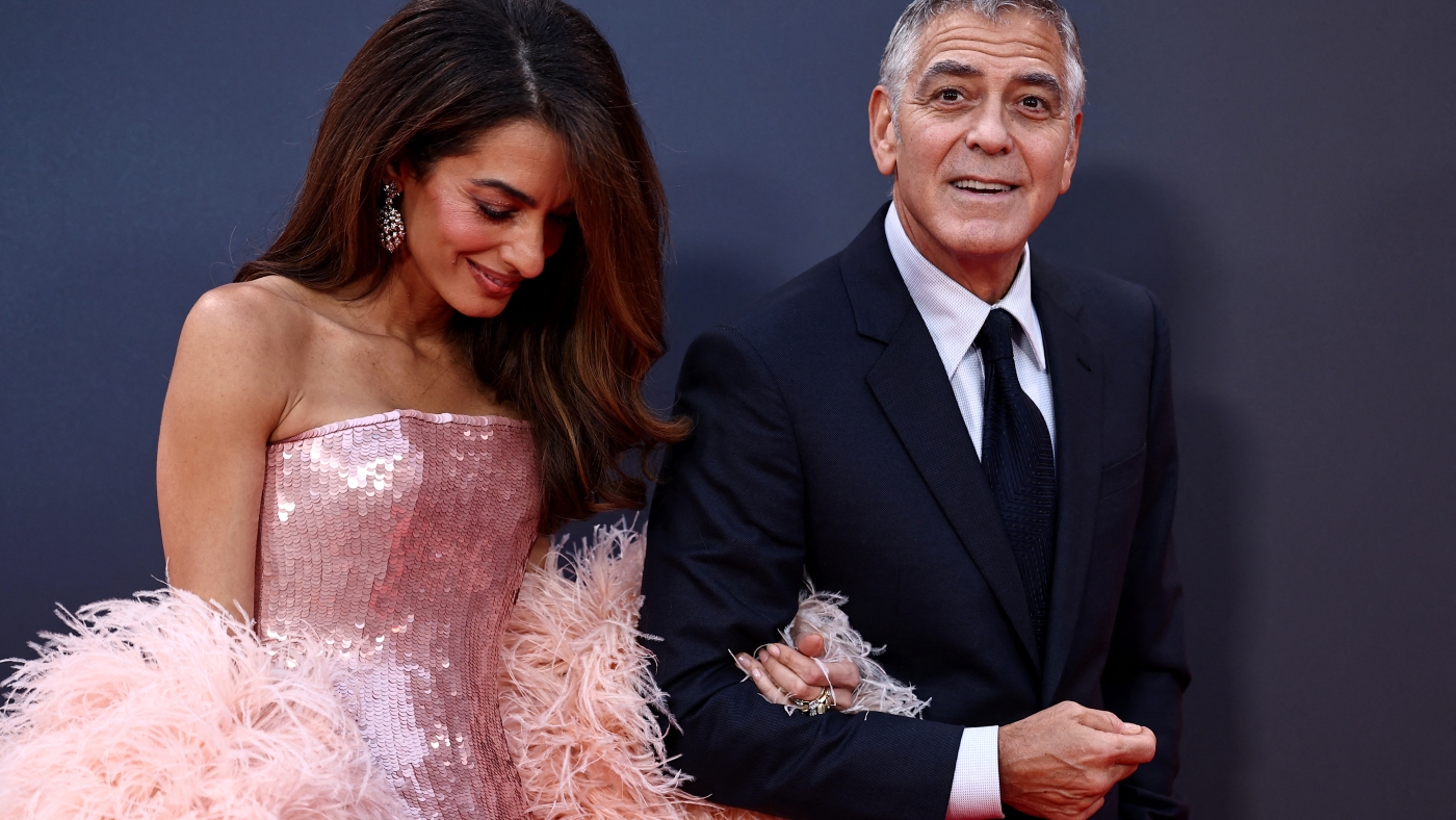 George Clooney gets French citizenship, spars with Trump : NPR