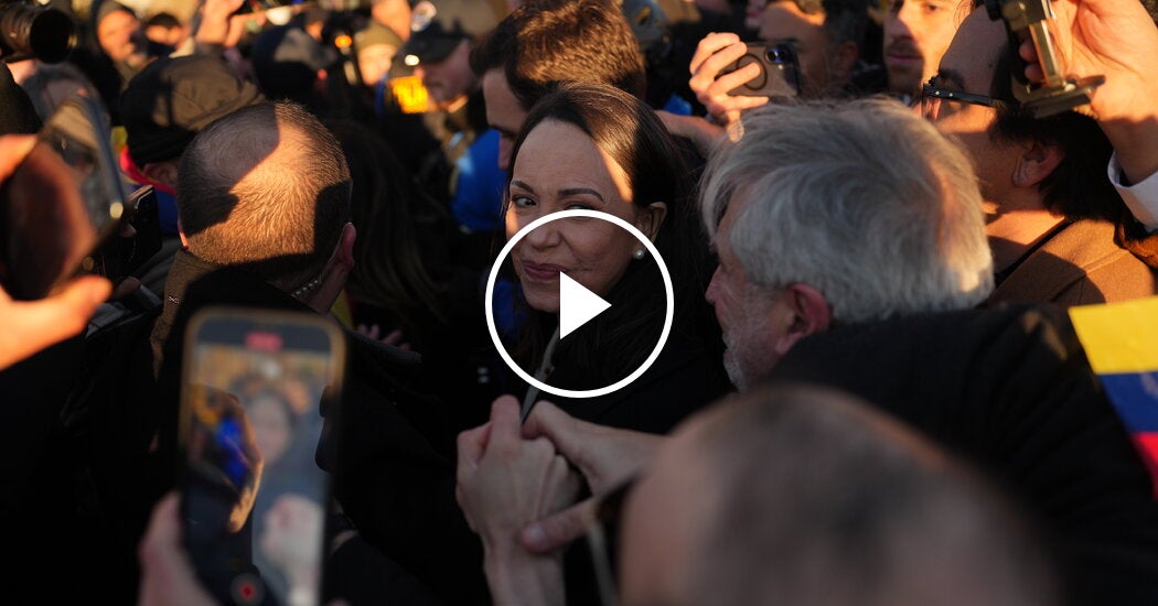 Machado Offers Trump Her Nobel Peace Prize Medal