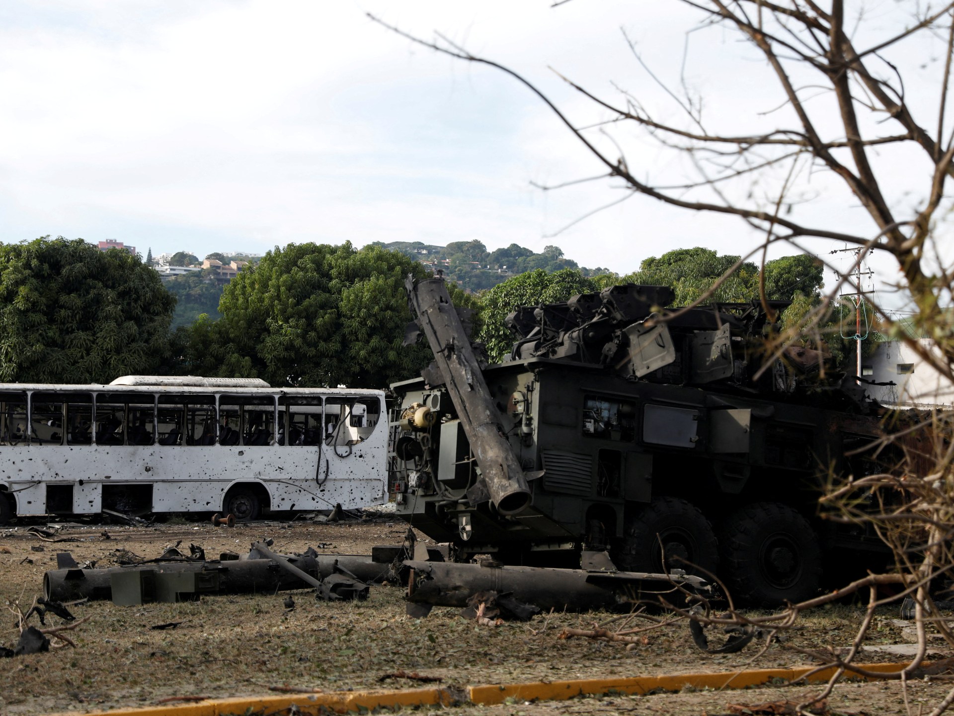Photos: Aftermath of US air strikes in Venezuela | Human Rights News