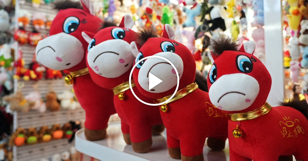 Sad Horse Toy Goes Viral in China