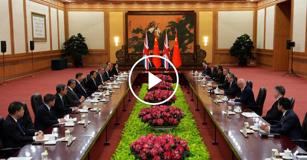 Starmer and Xi Meet to Reset Ties Between Britain and China