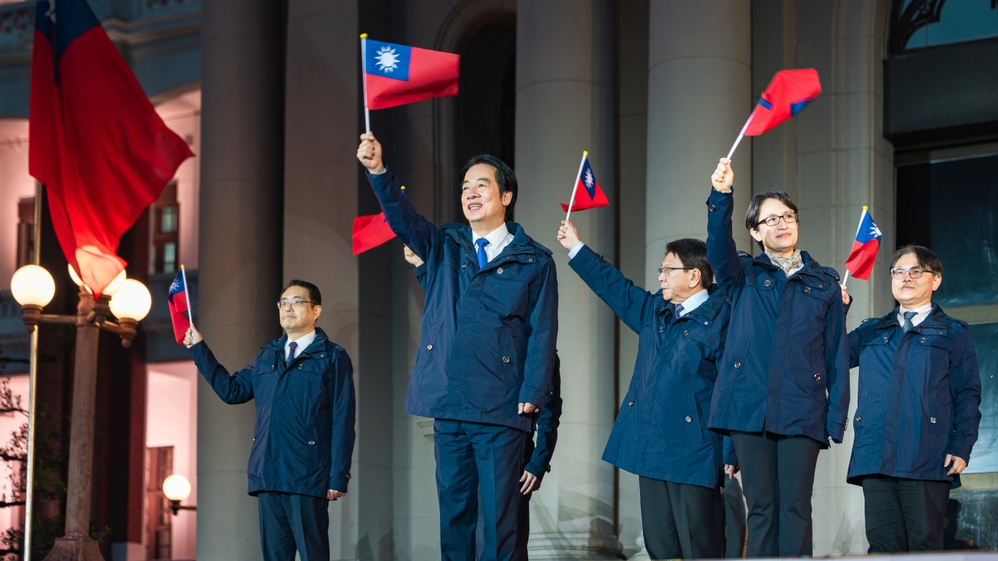 Taiwan's President Lai Ching-te pledges to defend island's sovereignty : NPR