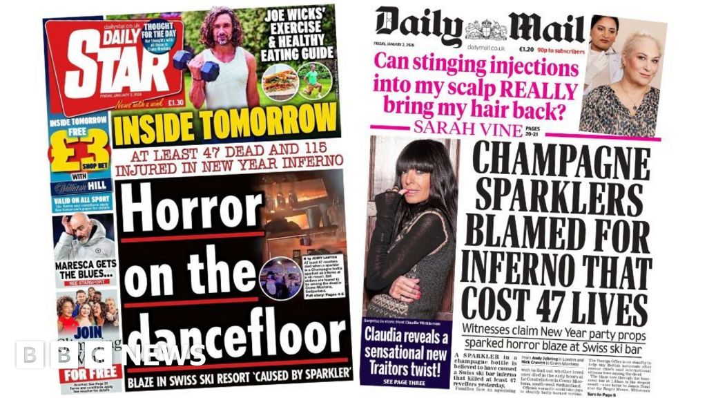 The Papers: 'Horror on the dancefloor' and 'Traitors twist'