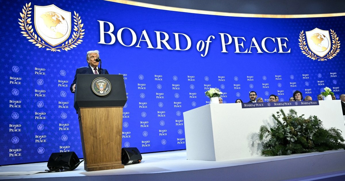 Trump launches ‘Board of Peace’ at ceremony in Davos | Donald Trump News